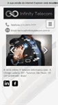 Mobile Screenshot of infinitytelecom.com.br
