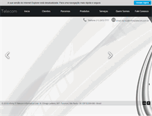 Tablet Screenshot of infinitytelecom.com.br